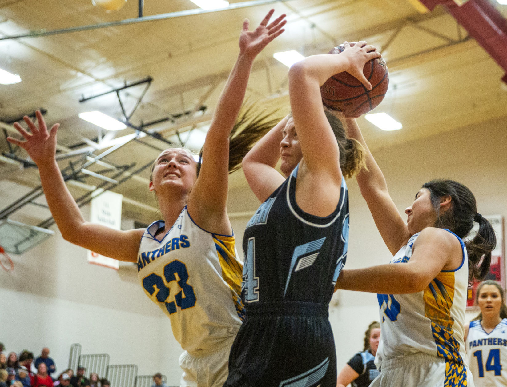 Carey vs Dietrich girls basketball
